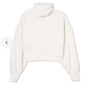 Agolde Balloon Sleeve Turtleneck Sweatshirt